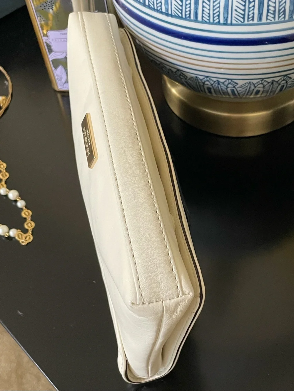 Kate Spade Chelsea Park Keira Leather Clutch